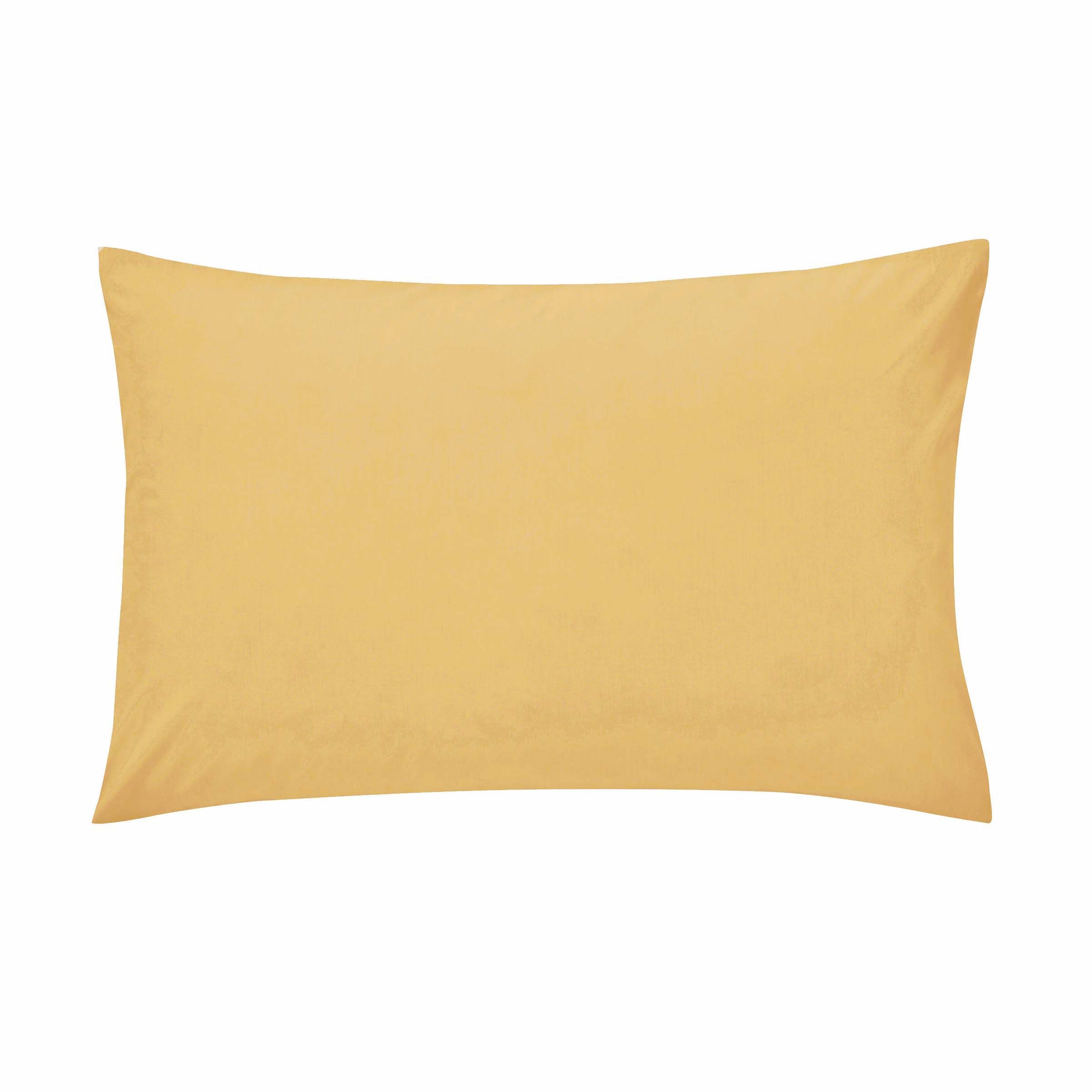 Plain Dye Housewife Pillowcase By Helena Springfield In Honey